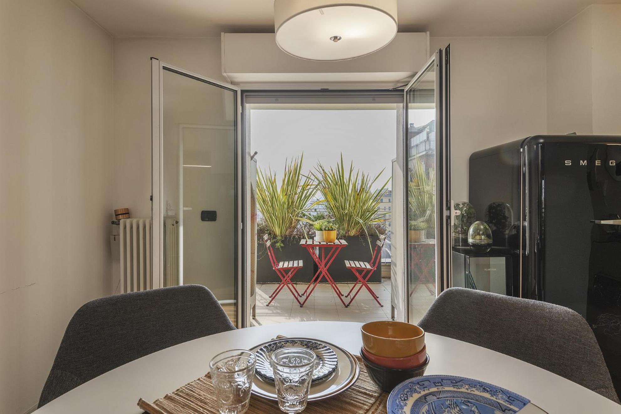 Giresio 41 - Your Penthouse With Rooftop Garden In Milano Navigli - Wifi Dış mekan fotoğraf