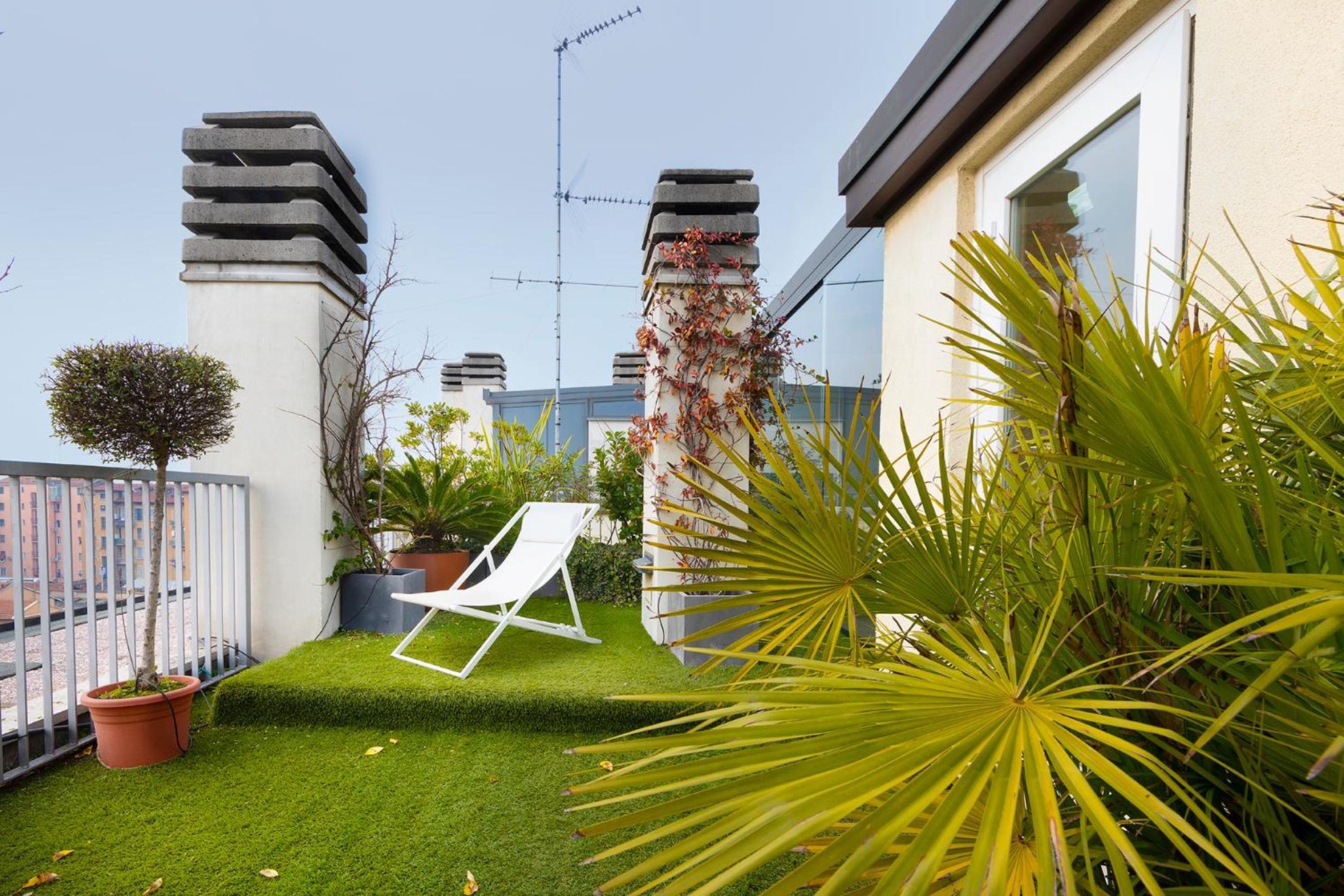 Giresio 41 - Your Penthouse With Rooftop Garden In Milano Navigli - Wifi Dış mekan fotoğraf